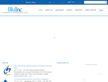 Tablet Screenshot of bluincmedia.com